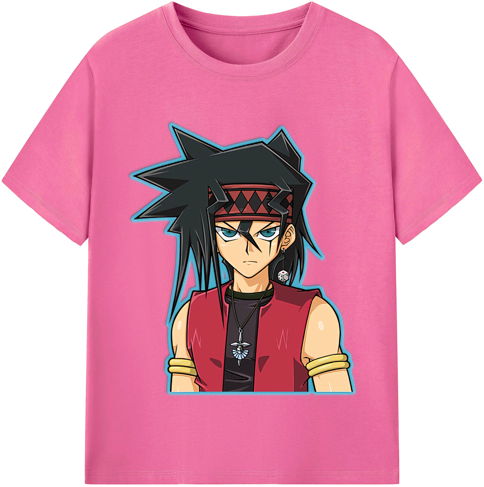 （画像用） 遊☆戯☆王 Yu-Gi-Oh! レディースカジュアルプリントTシャツ（綿100％）